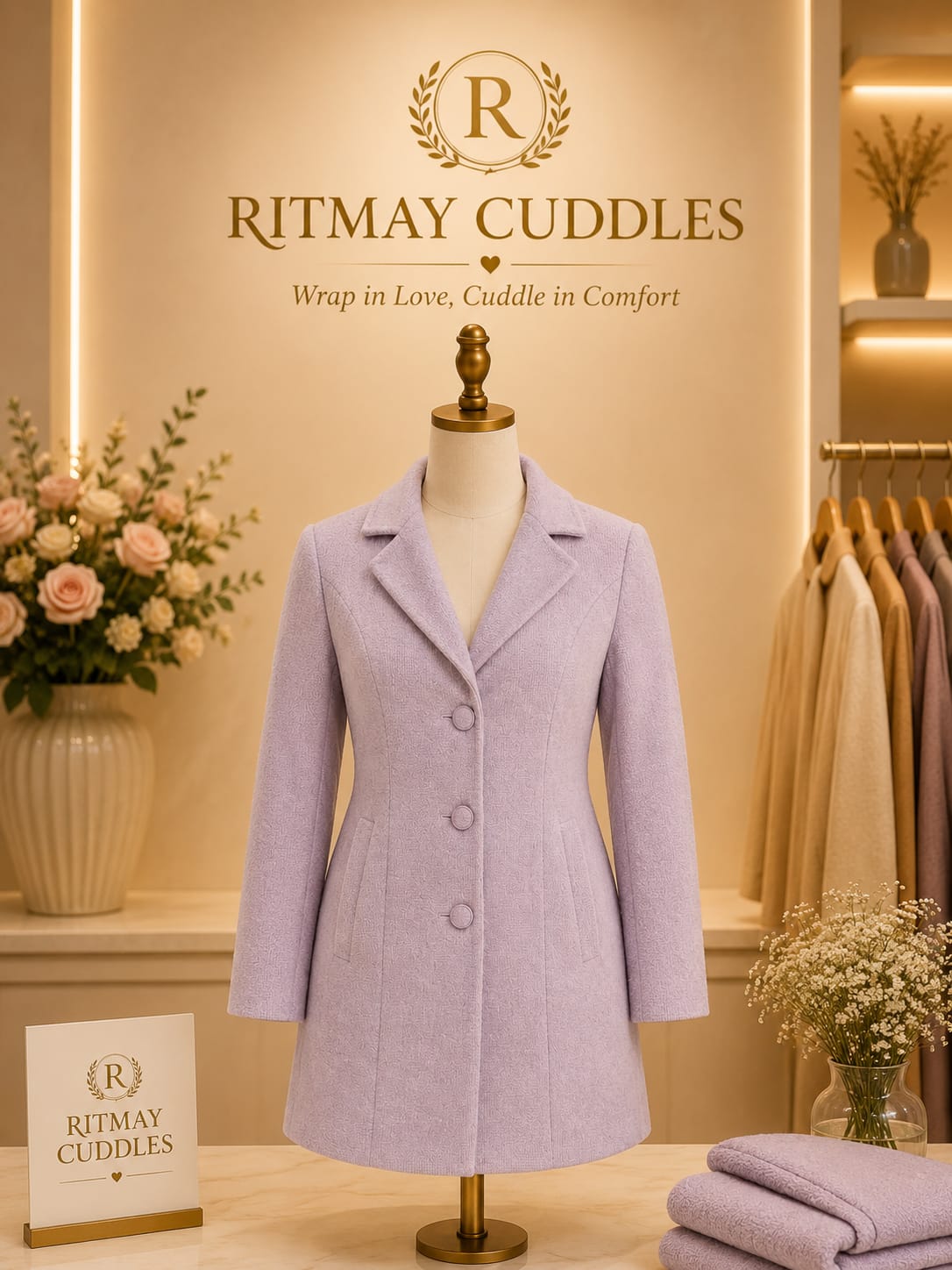 Lavender long coat
