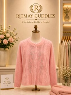 Embroidered Cardigans (Pink)