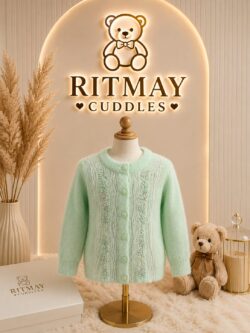Embroidered Cardigans (Sea Green)